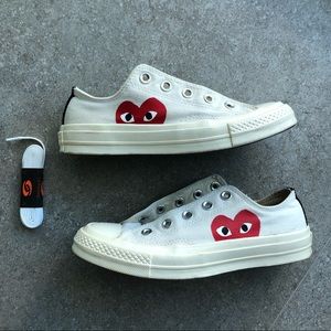 Comme des Garçons PLAY Converse Chuck Taylors ❤️
